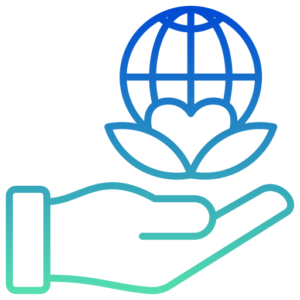 Icon Hand Welt Modern und Gesund